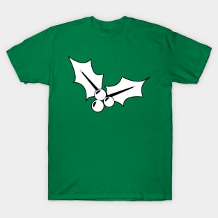 Christmas Mistletoe - Dark Green T-Shirt